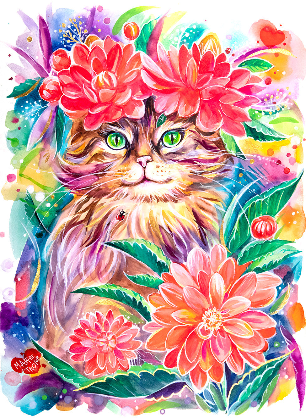 Dahlia (Sunset Tropical)